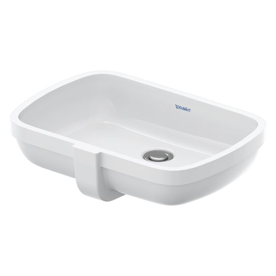 Duravit Qatego Einbauwaschtisch 320x480x150mm, Weiß Hochglanz, ohne HLB, mit Überlauf Geschliffen, Einbau von unten