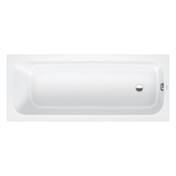 Duravit Qatego Badewanne480x700x1700mm, 240l, Weiß glänzend, Rechteckig, Einbau, 1 Rückenschräge variabel Acrylverkleidung