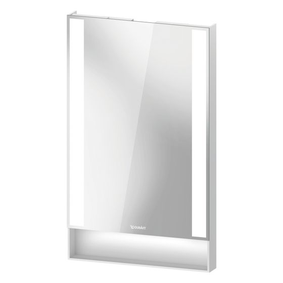 Duravit Qatego SpiegelWandmontage 65x450x750mm, Mattweiß, LED, 21W, Betätigung Sensorschalter unten/mitte