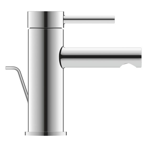 Duravit Circle Einhebel-Waschtischmischer S, Chrom 4,5l/min, mit Garnitur, Hebelgriff, Ausladung 100mm, Höhe 152mm, Normalstrahl