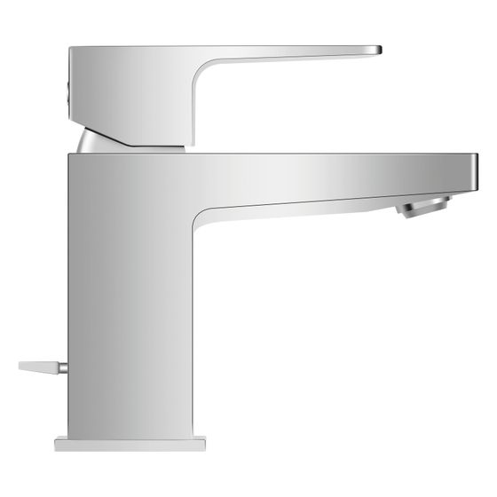 Duravit Manhattan Einhebel-Waschtischmischer S MinusFlow, Chrom, 3,5l/min, mit Garnitur, Hebelgriff, Ausladung 95mm, Höhe 138mm
