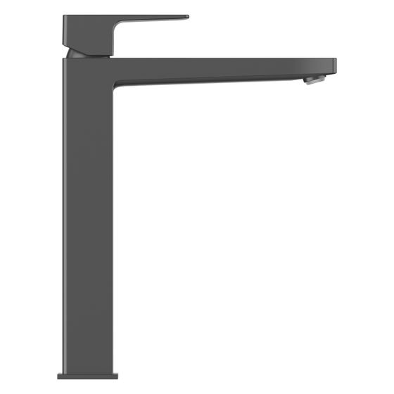 Duravit Manhattan Einhebel-Waschtischmischer XL, Mattschwarz, 4,5l/min, Hebelgriff, Ausladung 181mm, Höhe 288mm