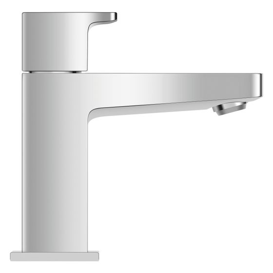 Duravit Manhattan Standventil Chrom, 5,5l/min, 90mm Ausladung, 127mm Höhe, Strahlformer EasyClean, Außengewinde, 1/2