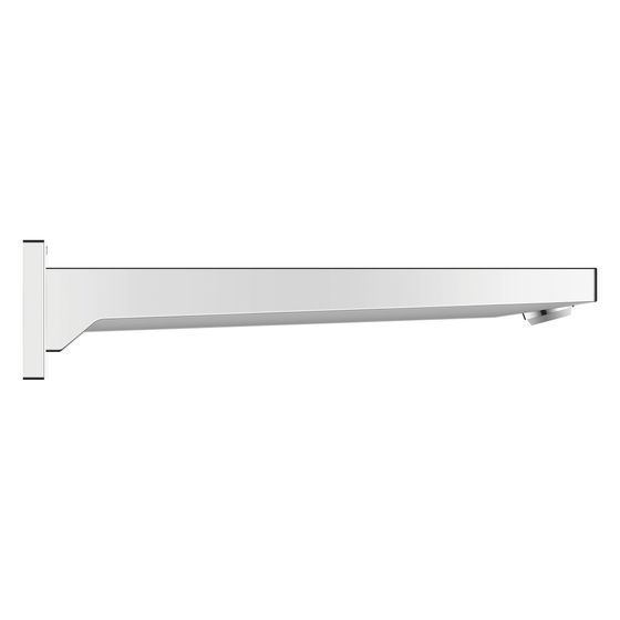Duravit Manhattan Wanneneinlauf Chrom Hochglanz, Rosette eckig, Ausladung 189mm,19, 5 l/min
