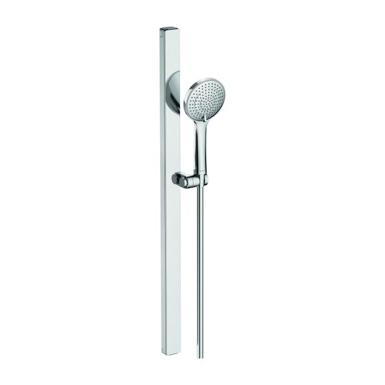 Duravit Brauseset, Chrom, Brauseschlauch 1600mm, Brausestange 800mm, Handbrause, SoftRain, Rain, IntenseRain, Höhe 810mm