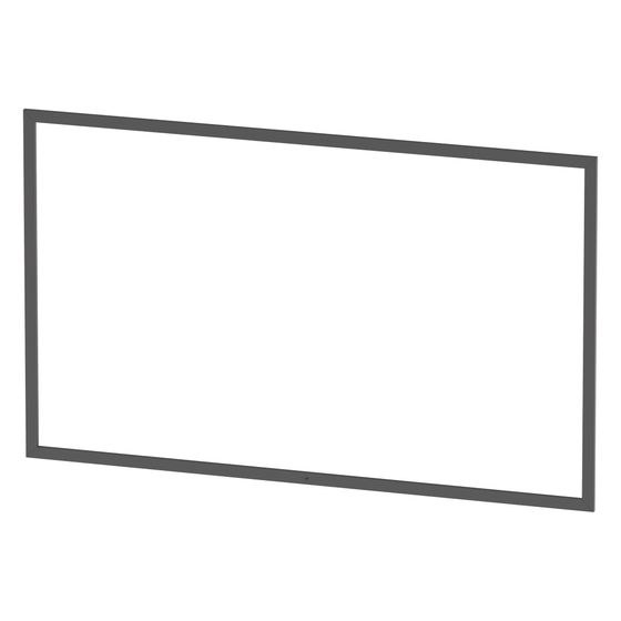 Duravit L-Cube Einbaurahmen, Aufsatz, 1250x10x751mm, Zerlegt, Graphit Aluminium Matt, Aluprofil, Touch-LED, für Spiegels. L-Cube