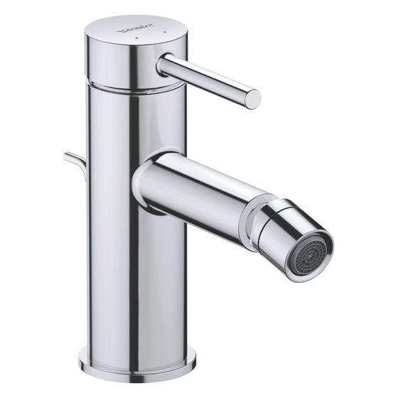 Duravit Circle Einhebel-Bidetmischer, Chrom HG, Standmontage, Ausladung 128mm, Chrom, Höhe 152mm, 128mm, 5l/min