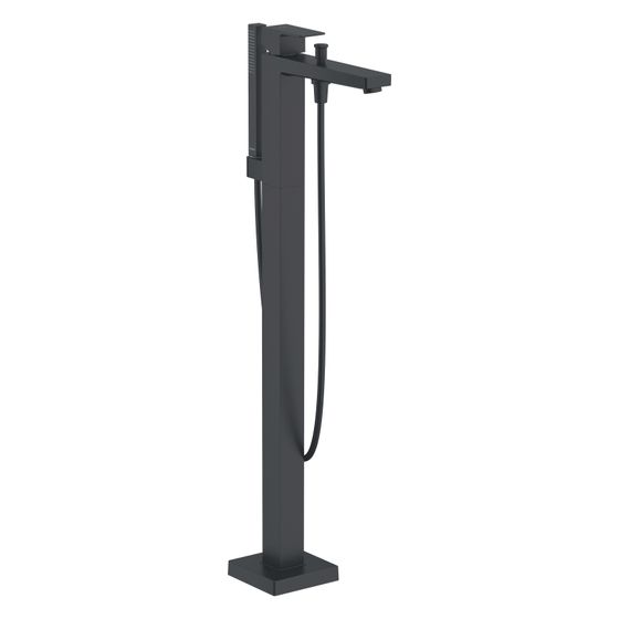 Duravit Manhattan Einhebel-Wannenmischer bodenstehend, Mattschwarz, Höhe 920mm, Ausladung 232mm, Wanneneinlauf, Handb. 27l/min