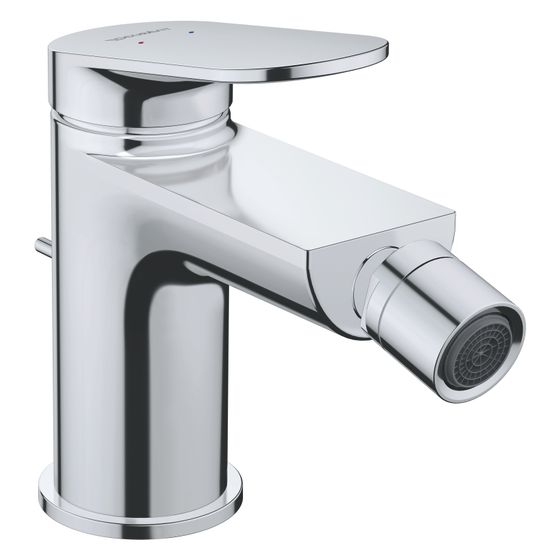 Duravit Wave Einhebel-Bidetmischer, Chrom, 5l/min, mit Garnitur, Ausladung 128mm, Höhe 137mm, 3/8