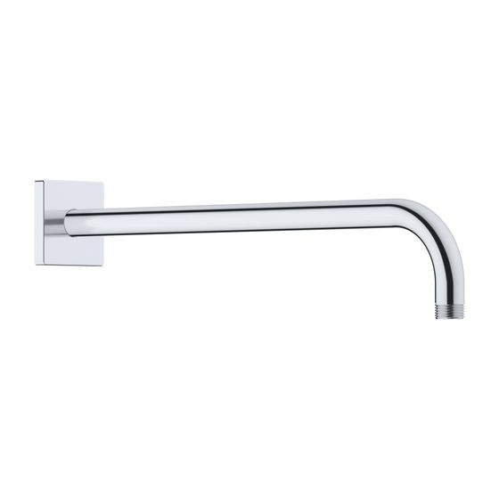 Duravit Brausearm Länge 410mm Wandmontage Rosette eckig, Chrom Hochglanz
