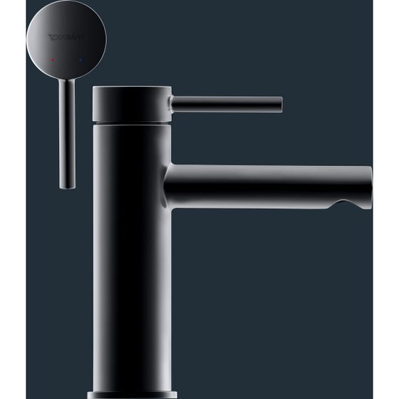 Duravit Circle Einhebel-Waschtischmischer S, Chrom 4,5l/min, Hebelgriff, Ausladung 100mm, Höhe 152mm, Normalstrahl