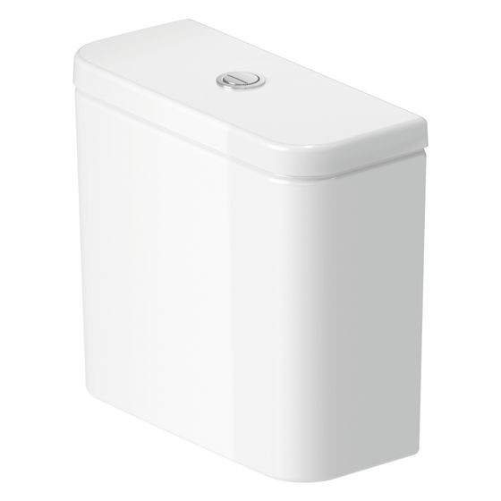 Duravit No.1 Spülkasten aus Keramik 170x390x355mm, Weiß, 6/3l, Dual Flush, Wasseranschluss unten/L 3/8
