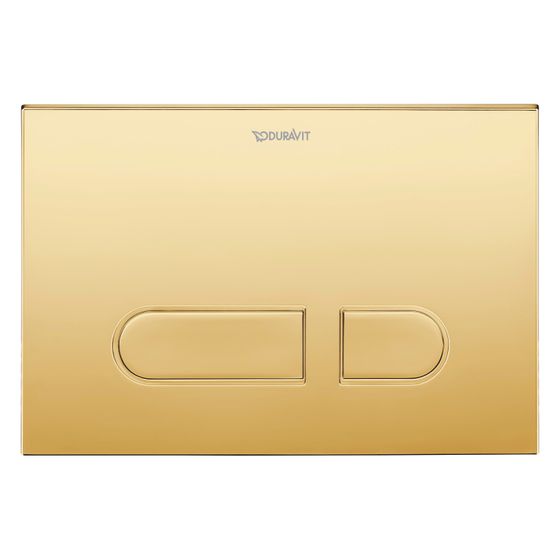 Duravit DuraSystem Betätigungsplatte mechanisch Kunststoff für WC A1, Gold poliert