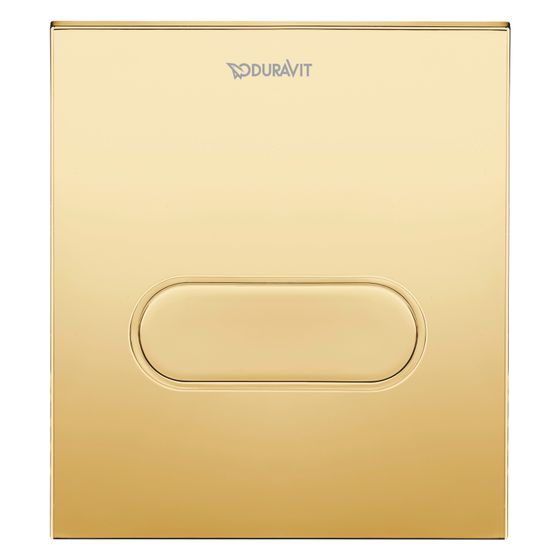 Duravit DuraSystem A1 Betätigungsplatte mechanisch für Urinal Aufgesetzt, Gold poliert