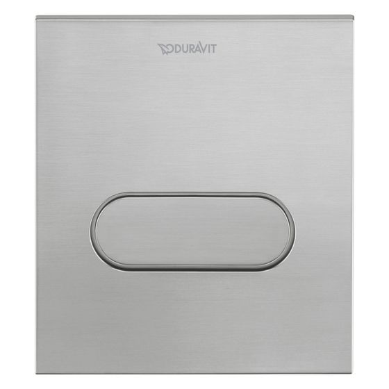 Duravit DuraSystem A1 Betätigungsplatte mechanisch für Urinal Aufgesetzt, Edelstahl gebürstet