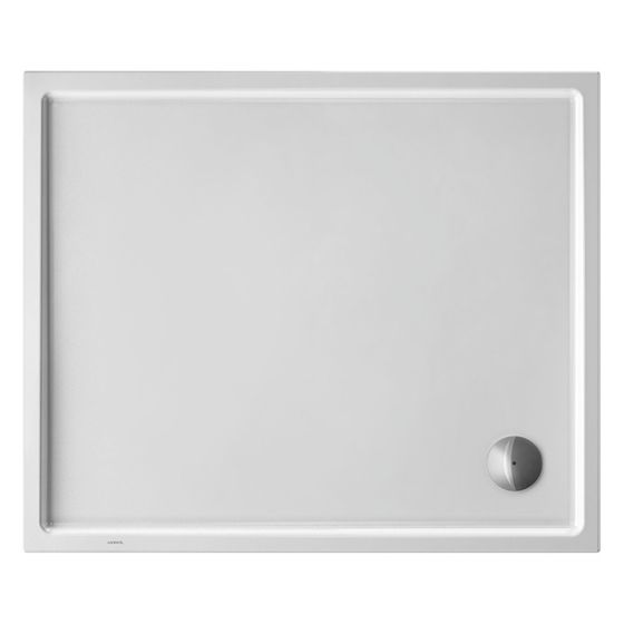 Duravit Starck Slimline Duschwanne 1000x1200x55mm, Rechteckig, Weiß glänzend, Antislip, aus Sanitäracryl, Ablauf Ecke, Höhe 55mm