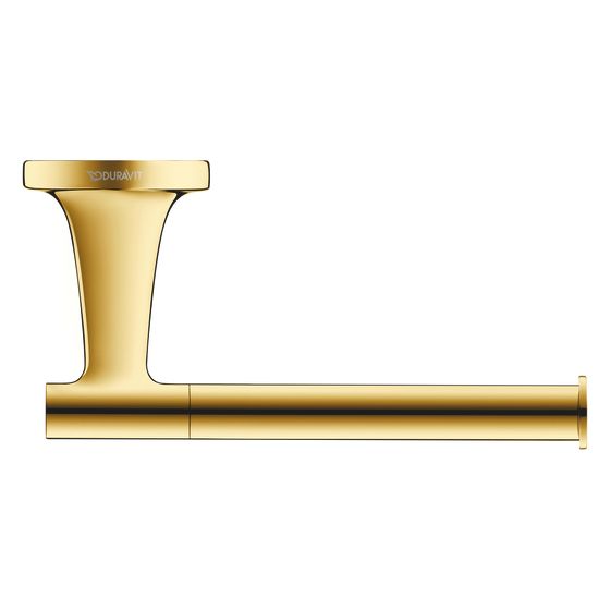 Duravit Starck T Toilettenpapierhalter, Papierrollenhalter 152x152x50mm, Gold poliert