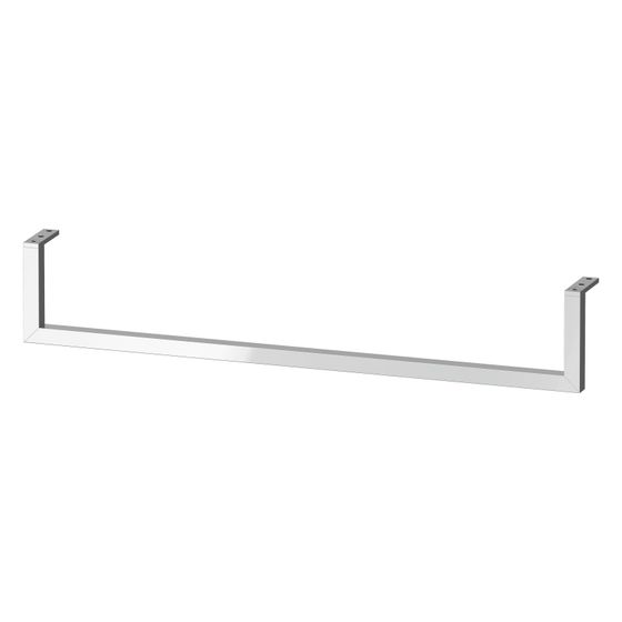 Duravit Universal Handtuchhalter 14x500x84mm, Chrom Hochglanz, Chrom, mit Befestigungsmaterial, Geeignet für Konsole