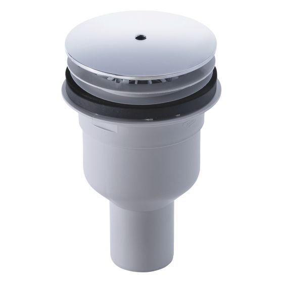 Duravit Universal Duschwannenablauf aus Kunststoff 100x100x180mm, Weiß glänzend, senkrecht, Sperrwasserhöhe 50mm, 66l/min