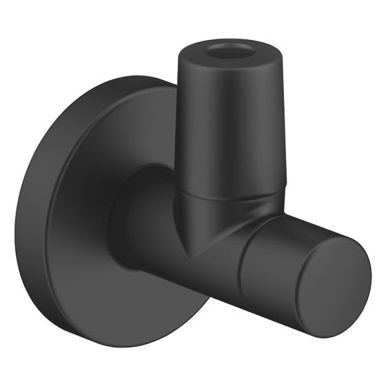 Duravit Design Eckventil, inklusive Rosette, Mattschwarz