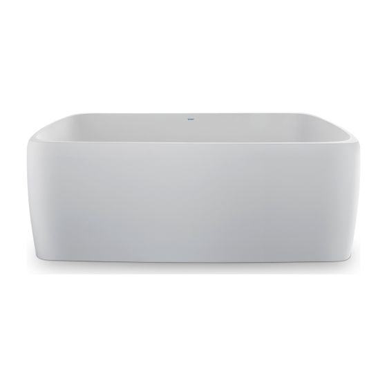 Duravit Qatego Badewanne600x800x1800mm, 264l, Mattweiß, Rechteckig, Freistehend, 2 Rückenschrägen Nahtlose Verkleidung