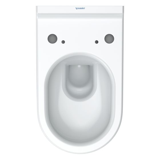 Duravit Starck 3 Wand-WC für Dusch-WC-Sitz 620x365x435mm, Weiß Hochglanz, 4,5l, WonderGliss, Tiefspüler, geschlossen, waagerecht