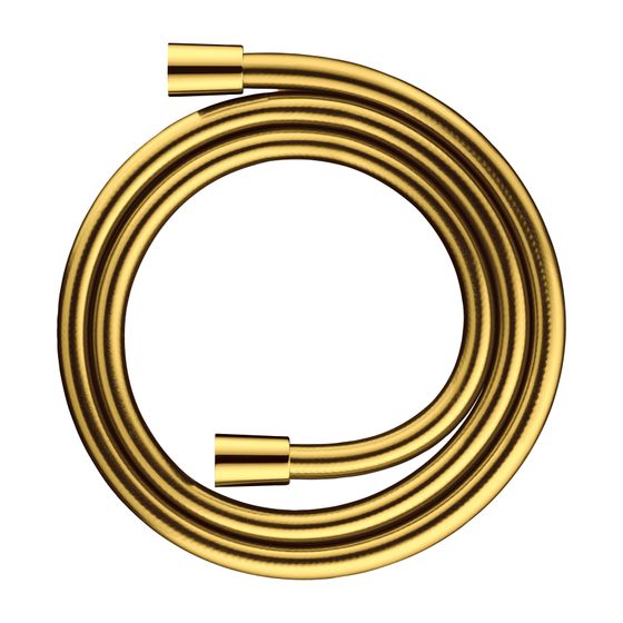 Duravit Brauseschlauch, mit Verdrehsicherung, Konisch, 1600mm, Gold poliert