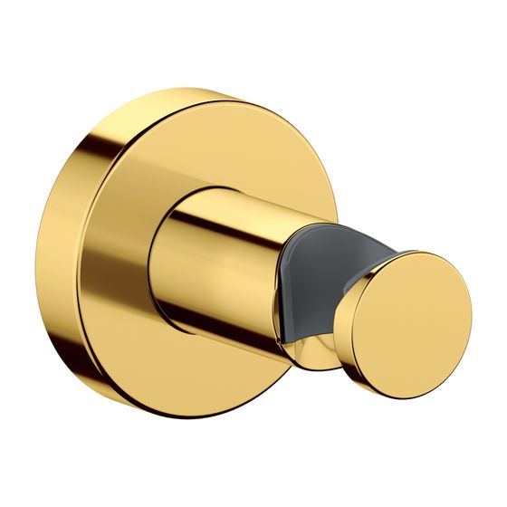 Duravit Brausehalter Konisch, 55x102mm, Messing, rund, Gold poliert