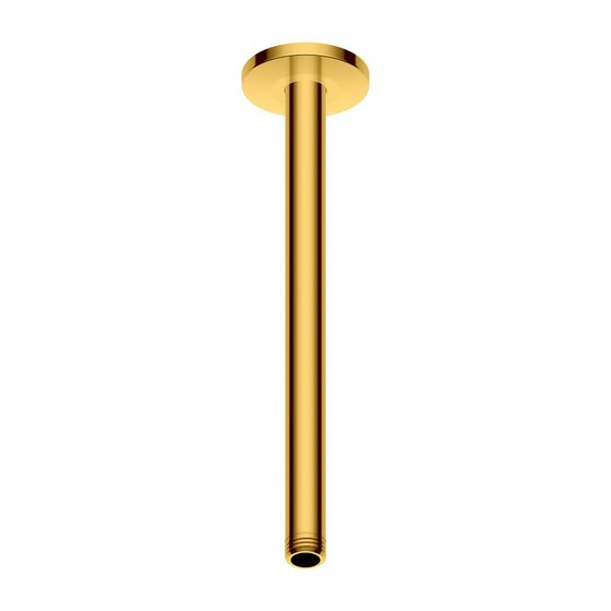 Duravit Brausearm Länge 300mm Deckemontage Rosette rund, Gold poliert