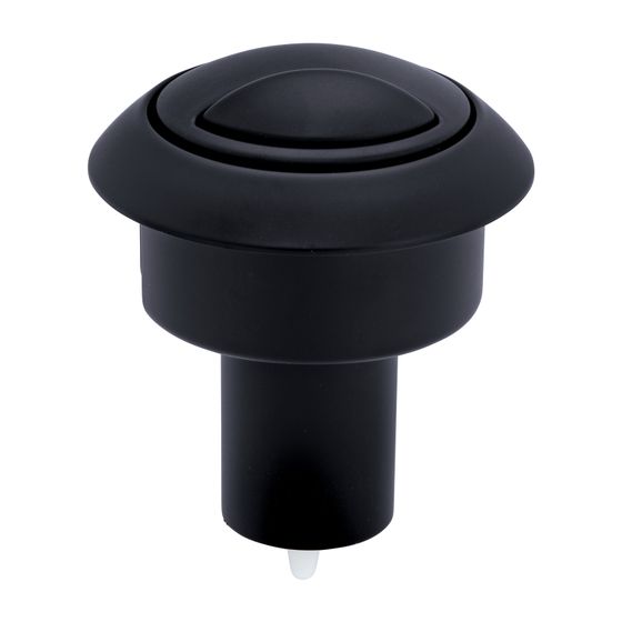 Duravit Spülkasten Drücker 135x140mm, Dual Flush, Kunststoff, Mattschwarz, Bedienung oben