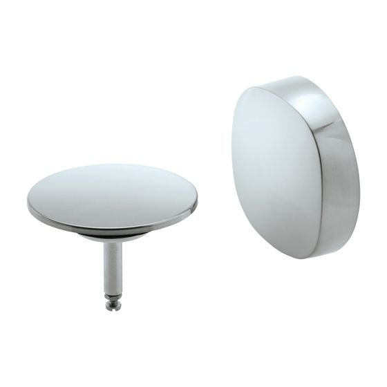Duravit Ausstattungs-Set, Edelstahl gebürstet, mit Drehgriff und Ventilkegel für Ab- und Überlaufgarnitur von Badewannen