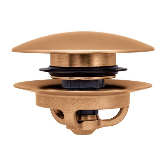Duravit Ausstattungs-Set, Push-open Ventil, Bronze gebürstet
