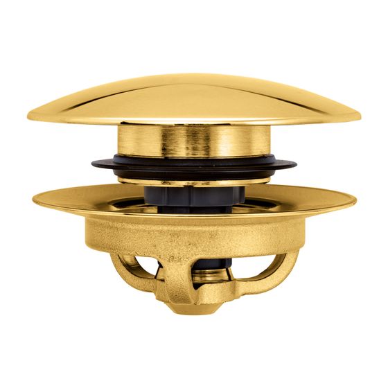 Duravit Ausstattungs-Set, Push-open Ventil, Gold poliert