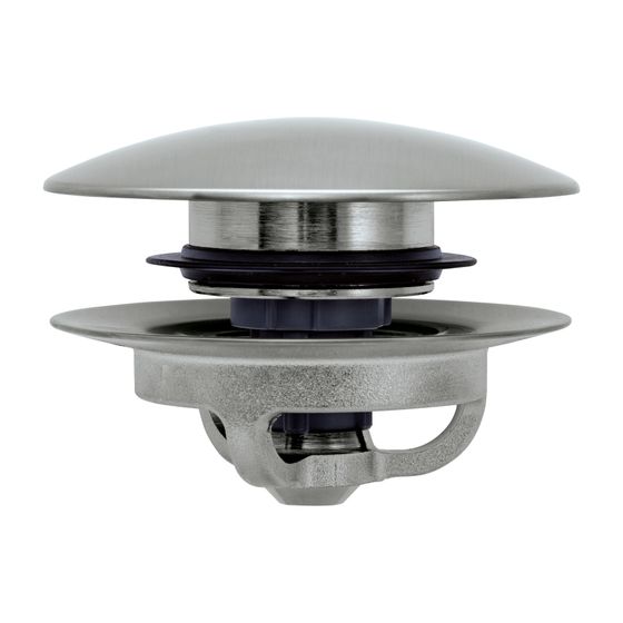 Duravit Ausstattungs-Set, Push-open Ventil, Edelstahl gebürstet