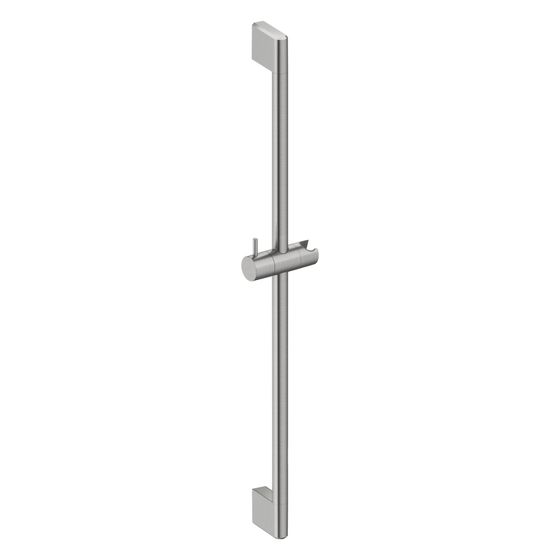 Duravit Brausestange 900mm, Handbrausehalterung höhenverstellbar, Edelstahl gebürstet