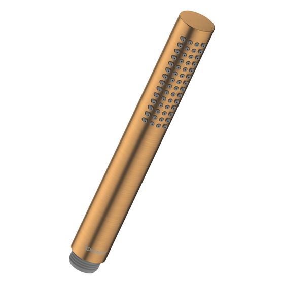 Duravit Stabbrause, MinusFlow, rund, Rain, Bronze gebürstet, Durchflussmenge 3 bar 9l/min, Silikonnoppen, 1/2