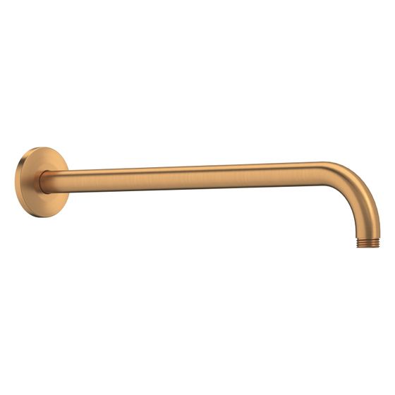 Duravit Brausearm Länge 410mm Wandmontage Rosette rund, Bronze gebürstet
