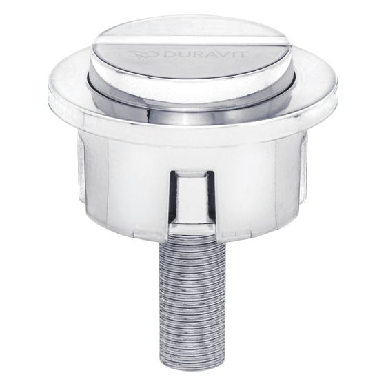 Duravit Drücker, Chrom poliert, zu AV Typ 290, Spülart Dual Flush, Kunststoff, Bedienung oben, 0074611000