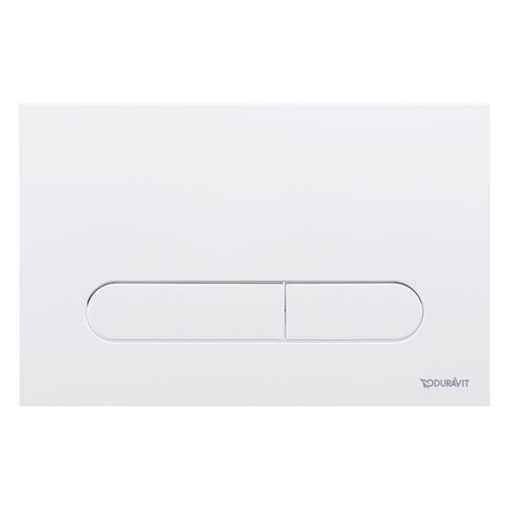 Duravit DuraSystem Betätigungsplatte mechanisch für WC Beta 100 Dual Flush Aufgesetzt, Weiß