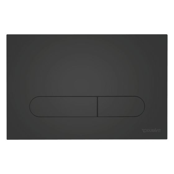 Duravit DuraSystem Betätigungsplatte mechanisch für WC Beta 100 Dual Flush Aufgesetzt, Mattschwarz