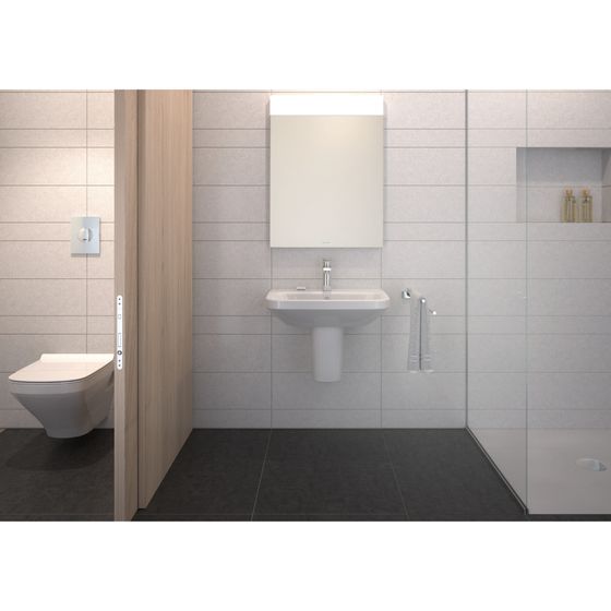 Duravit DuraStyle Wand-WC 480x370x350mm, Weiß Hochglanz, 4,5l, HygieneGlaze, Tiefspüler, geschlossen, waagerecht
