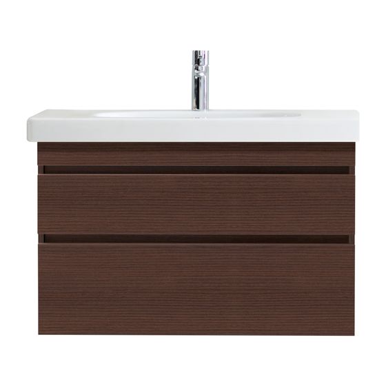 Duravit DuraStyle Waschtisch 480x1000x170mm, WonderGliss, Weiß Hochglanz, Rechteckig, 1 Waschplatz/HL mittig, mit Überlauf