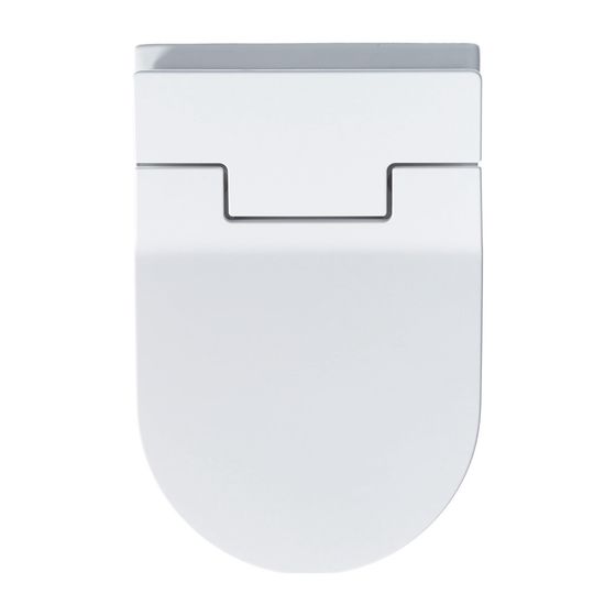 Duravit ME by Starck Wand-WC für Dusch-WC-Sitz 570x373x355mm Weiß HG, 4,5l, WonderGliss, Tiefspüler, geschlossen, waagerecht