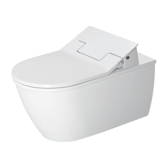 Duravit SensoWash Slim Dusch-WC 539x373mm, Weiß, Absenkautomatik, Fernbedienung, Nachtlicht, Gesäß- u. Ladydusche