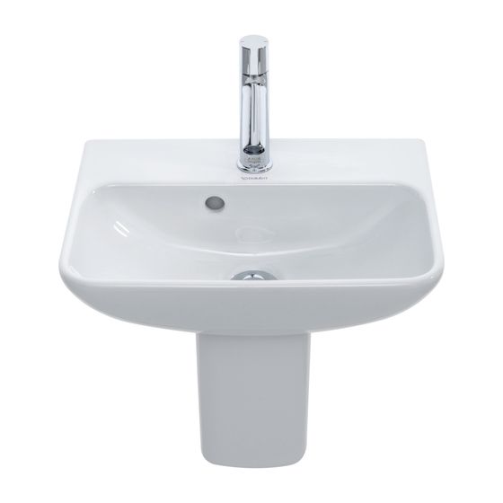 Duravit ME by Starck Halbsäule aus Keramik 280x165x280mm, Weiß Hochglanz, wandhängend, für 71945