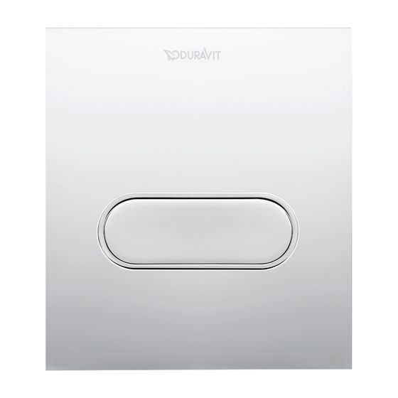 Duravit DuraSystem A1 Betätigungsplatte mechanisch für Urinal Aufgesetzt, Chrom Hochglanz
