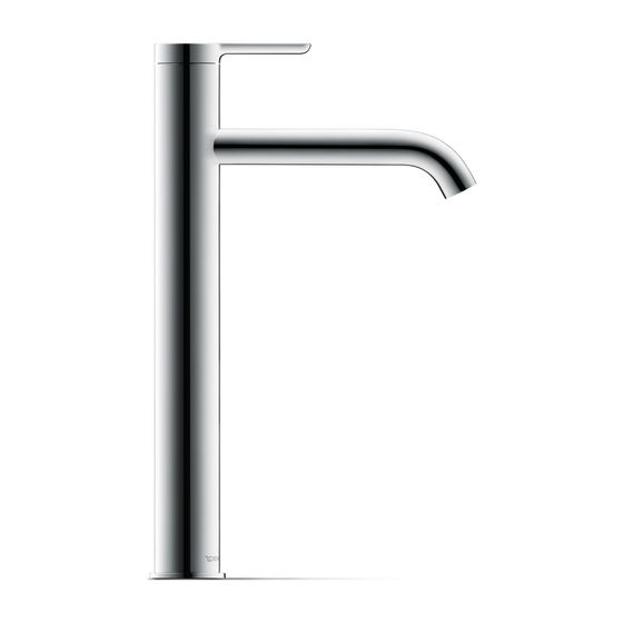 Duravit C.1 Einhebel-Waschtischmischer XL, Chrom, 5l/min, Hebelgriff, Ausladung 166mm, Höhe 322mm