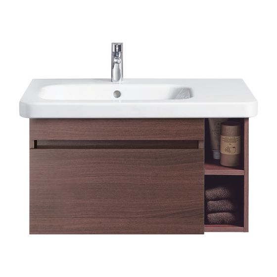 Duravit DuraStyle Waschtisch 480x800x170mm, WonderGliss, Weiß Hochglanz, Rechteckig, 1 Waschplatz L, mit Überlauf