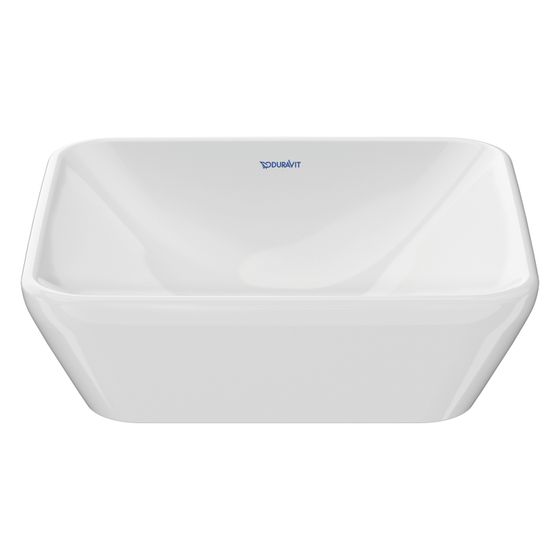 Duravit D-Neo Aufsatzbecken 400mm, Weiß Hochglanz, Quadratisch, ohne Überlauf