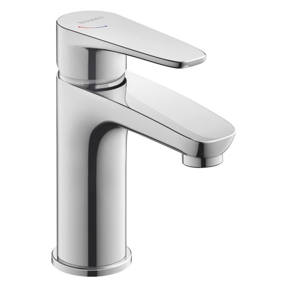 Duravit B.1 Einhebel-Waschtischmischer S FreshStart und MinusFlow, Chrom, 4l/min, Ausladung 101mm, Höhe 155mm